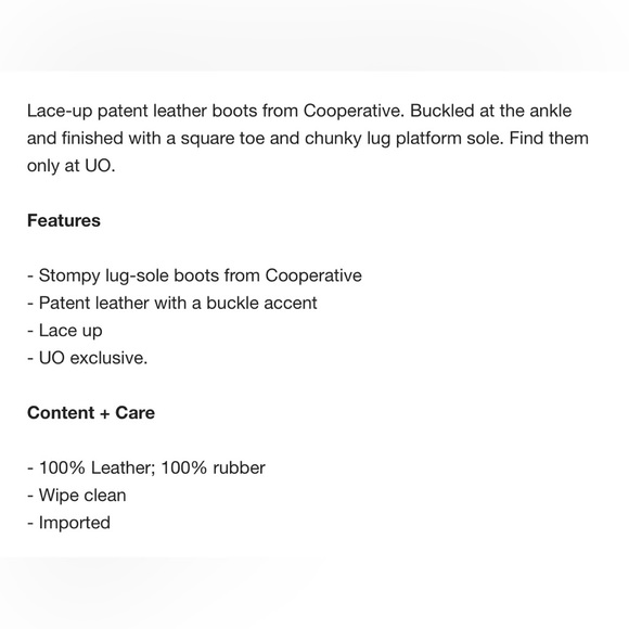 COOPERATIVE Tania Buckled rare platform chunky buckle boots NEW - Picture 11 of 11